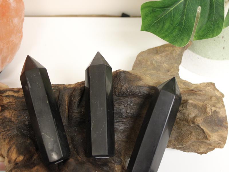 Polished Black Jet Points