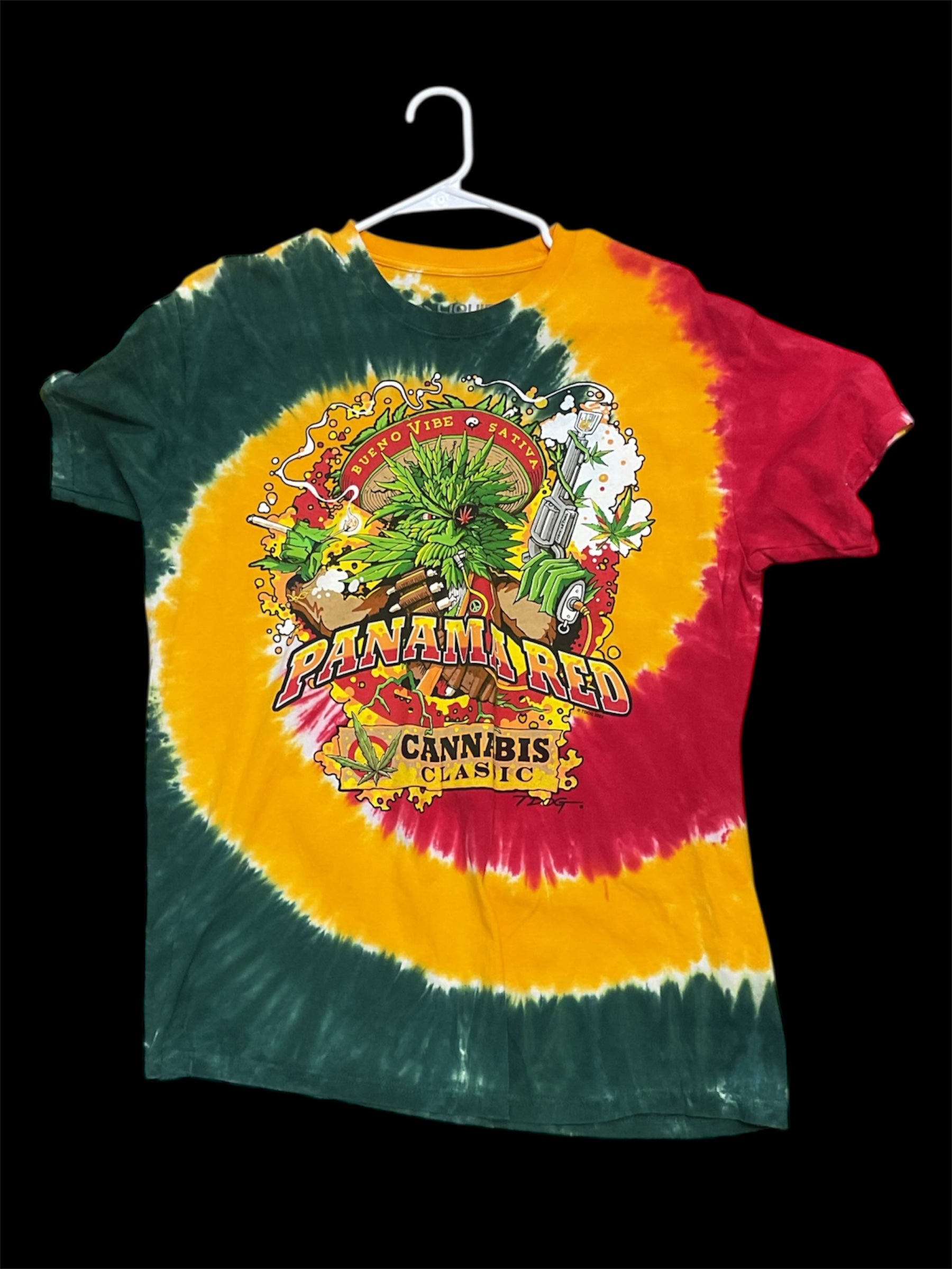 Panama Red Tie-dyed shirt