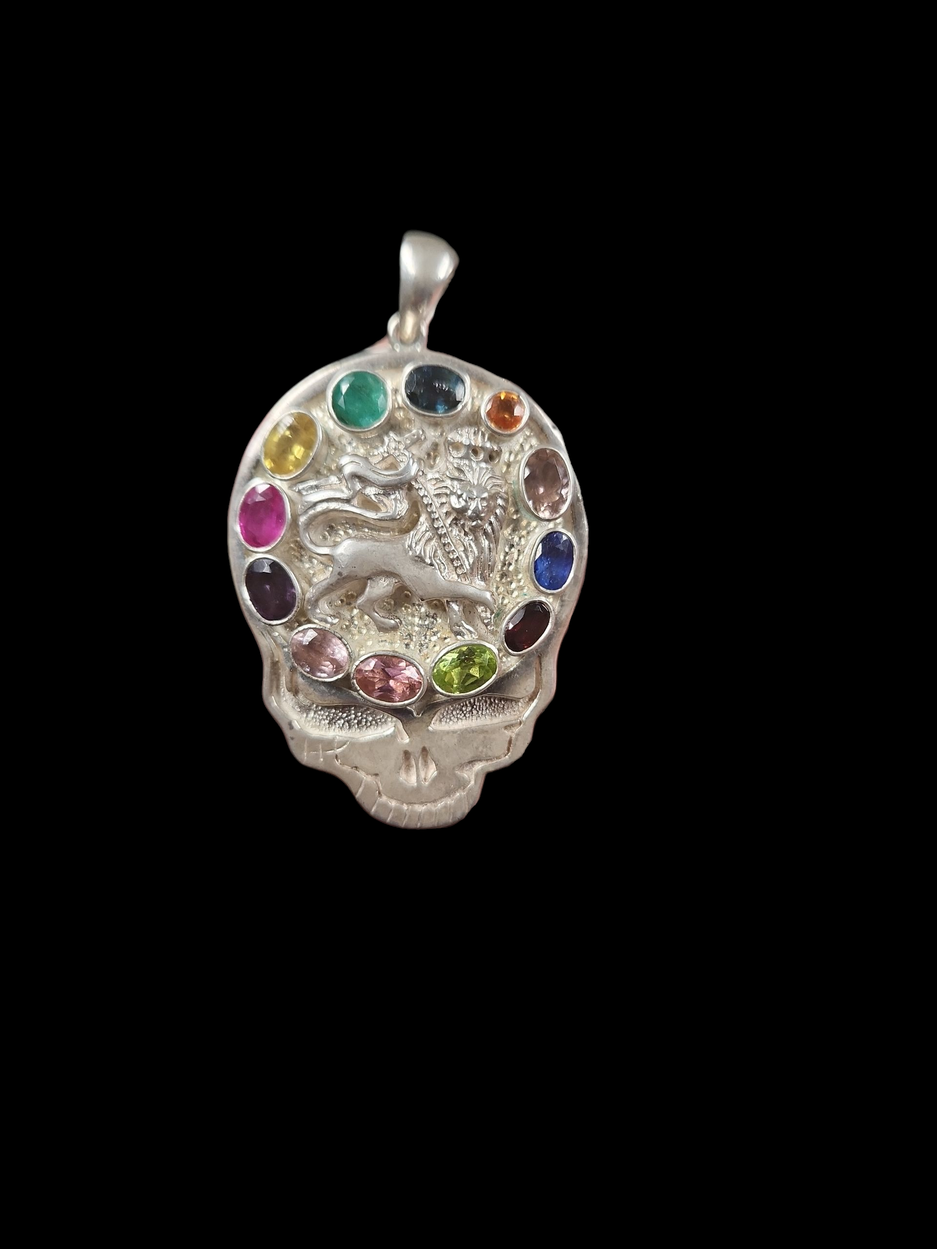Family Silver GD Inspired large stash pendant
