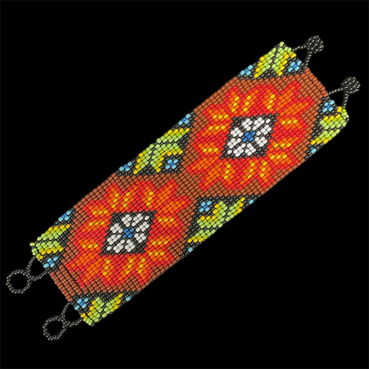 Huichol Mexican Native beaded bracelet