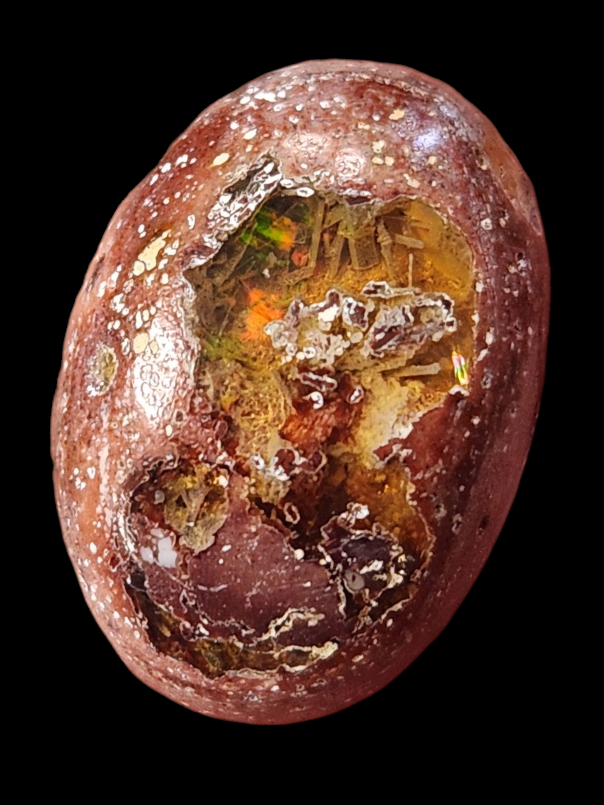 Mexican opal cabs on matrix
