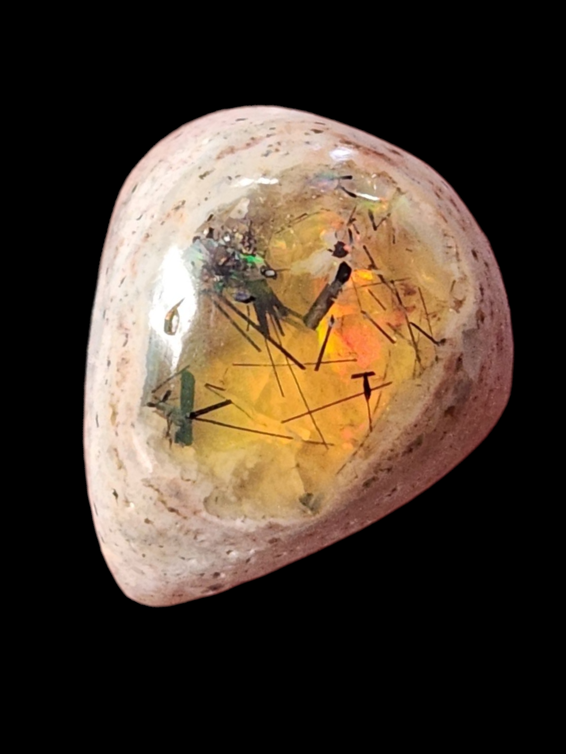 Mexican opal cabs on matrix