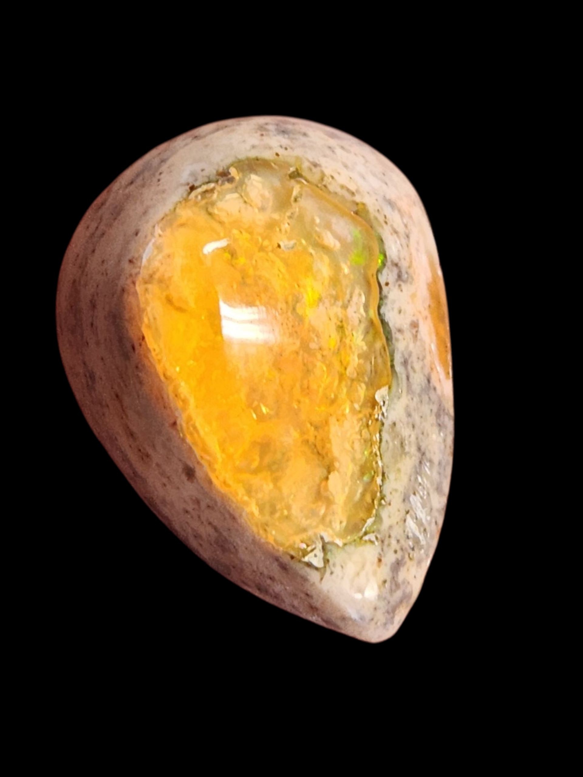 Mexican opal cabs on matrix