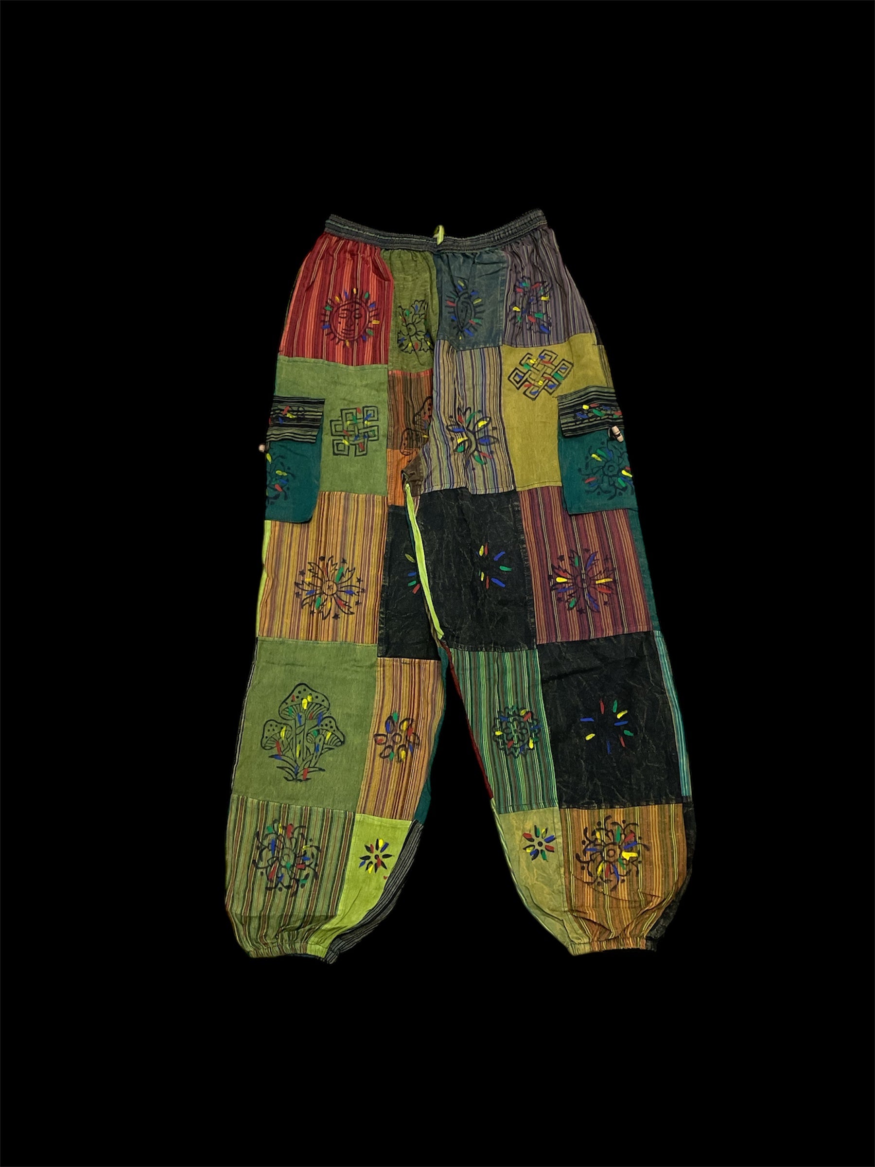 Loose fit Patchwork pants