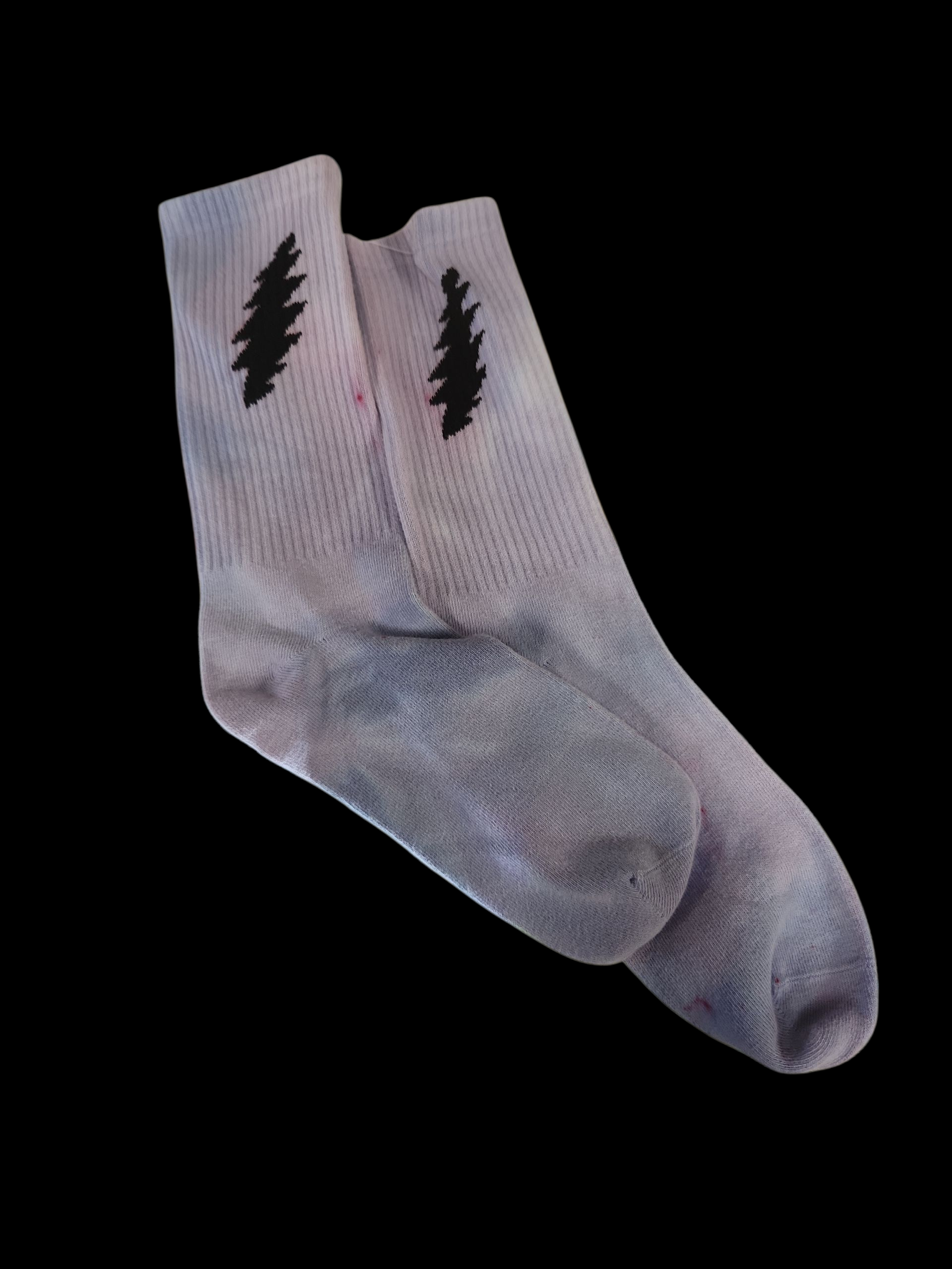 Hypoallergenic bamboo Tie-dyed Grateful Dead inspired socks