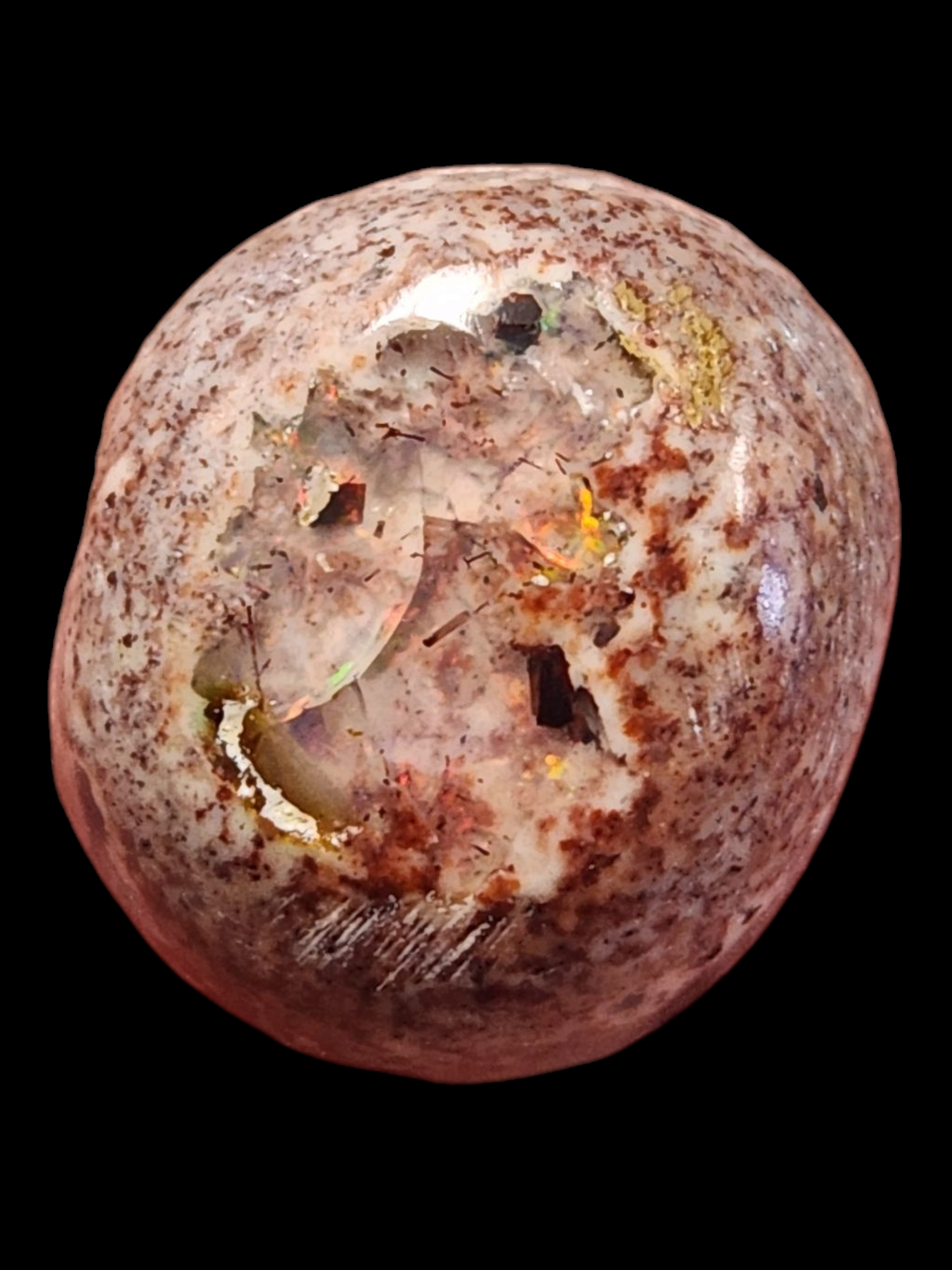 Mexican opal cabs on matrix