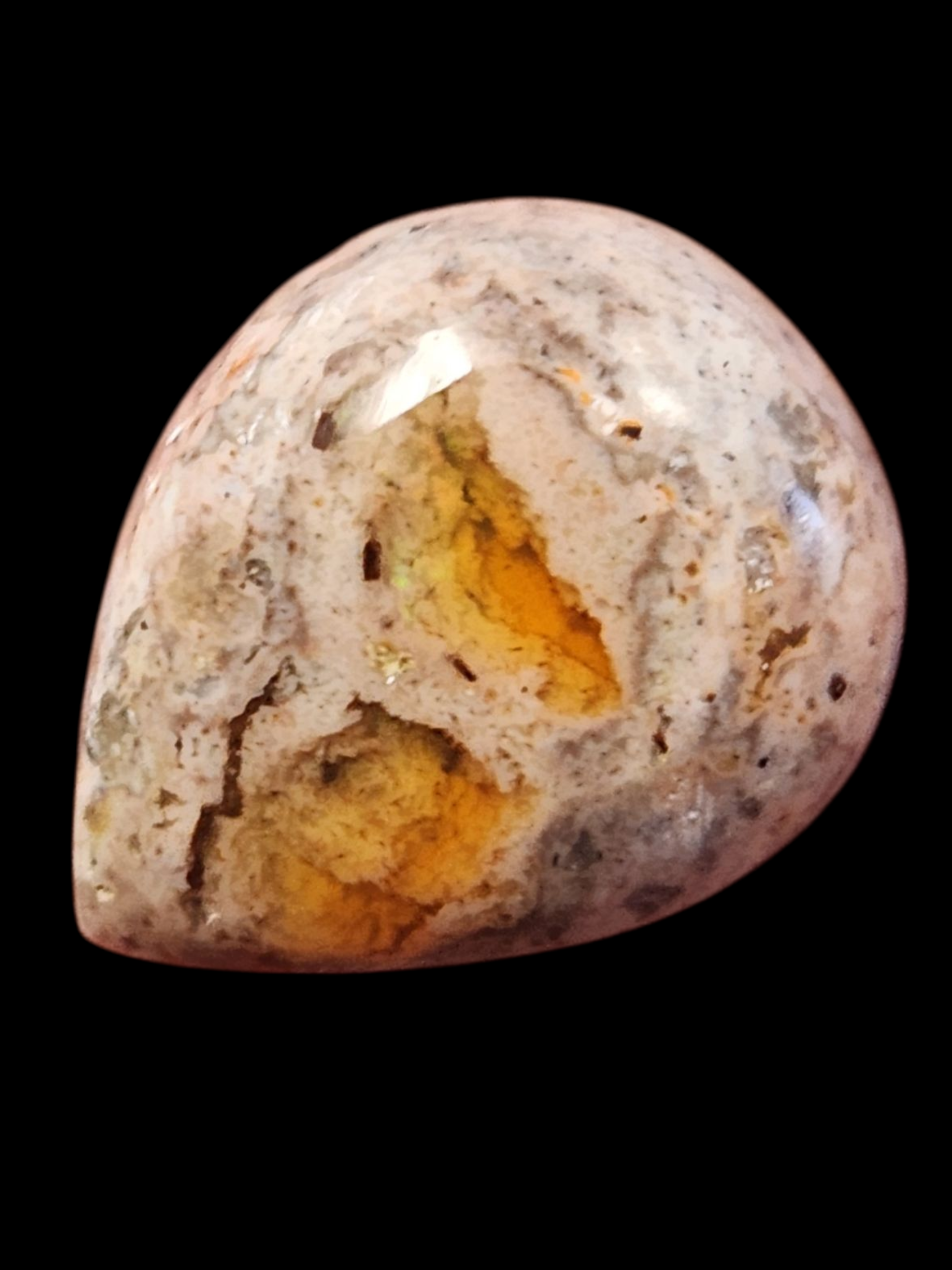 Mexican opal cabs on matrix
