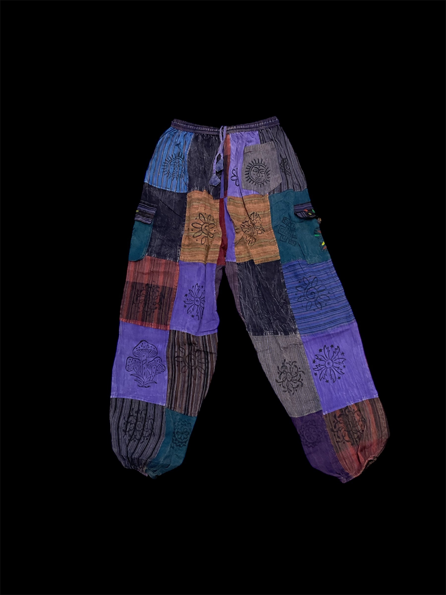 Loose fit Patchwork pants