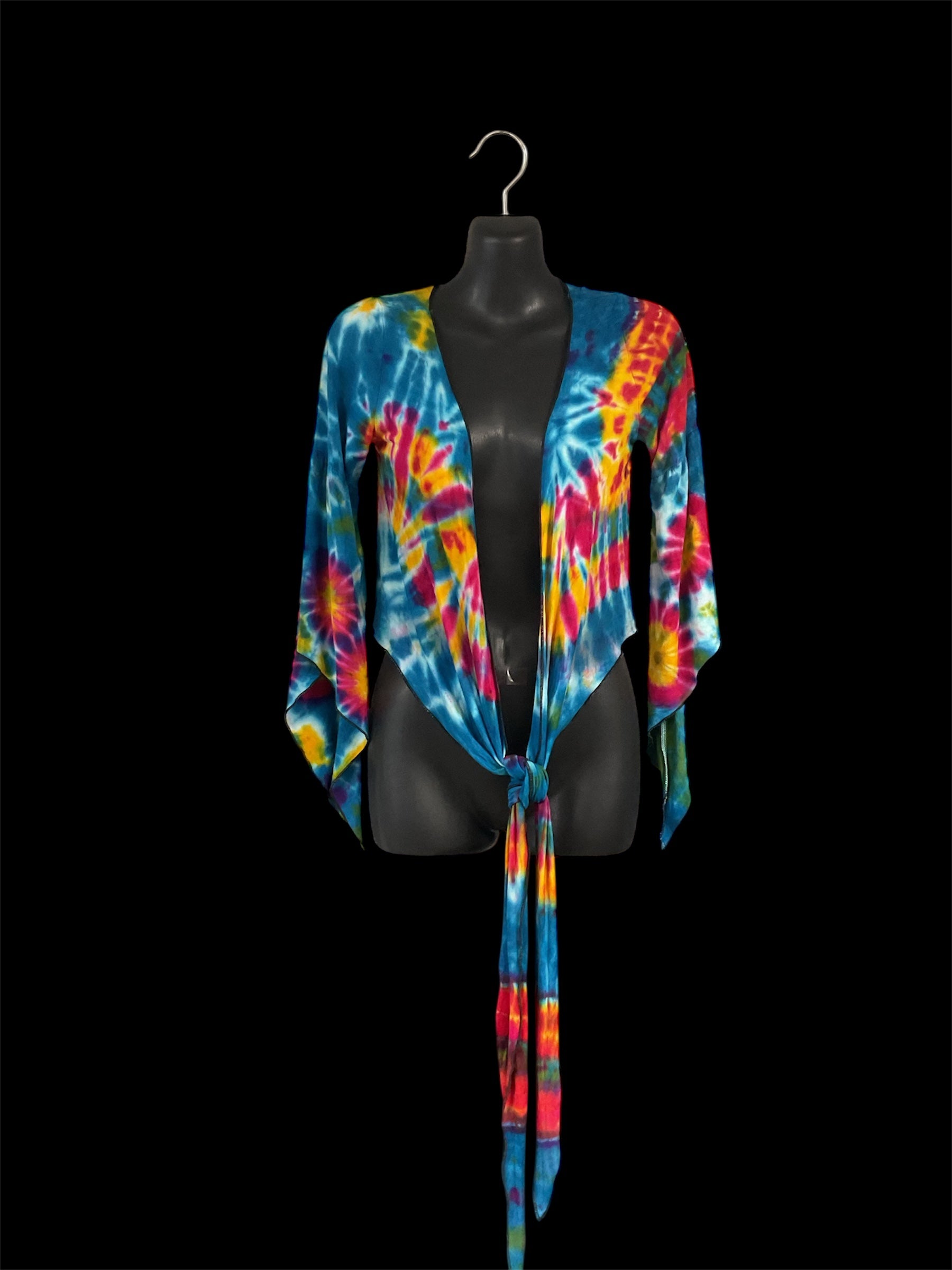 Long sleeve Tie-dyed wrap