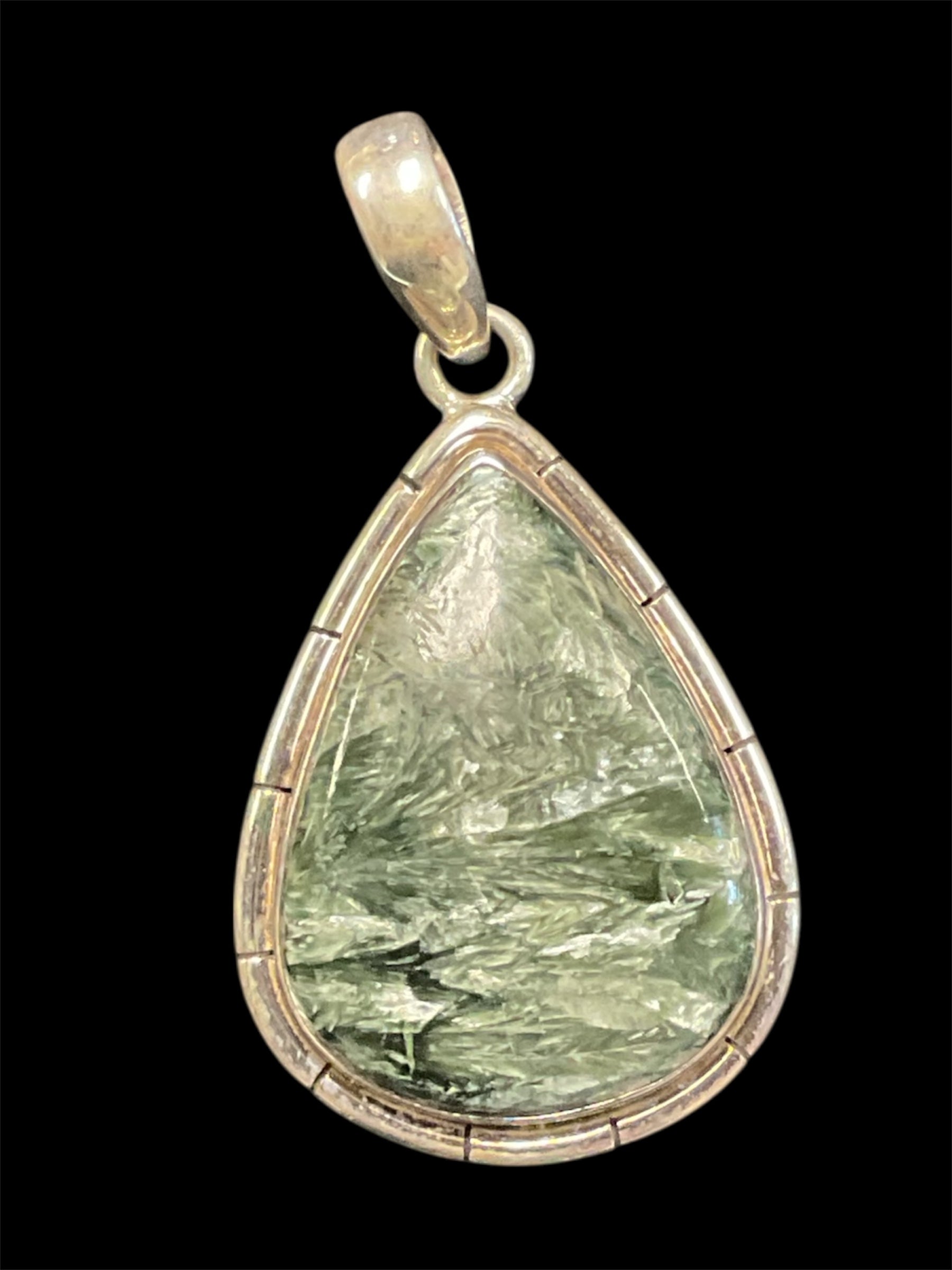 Green Charoite pendant