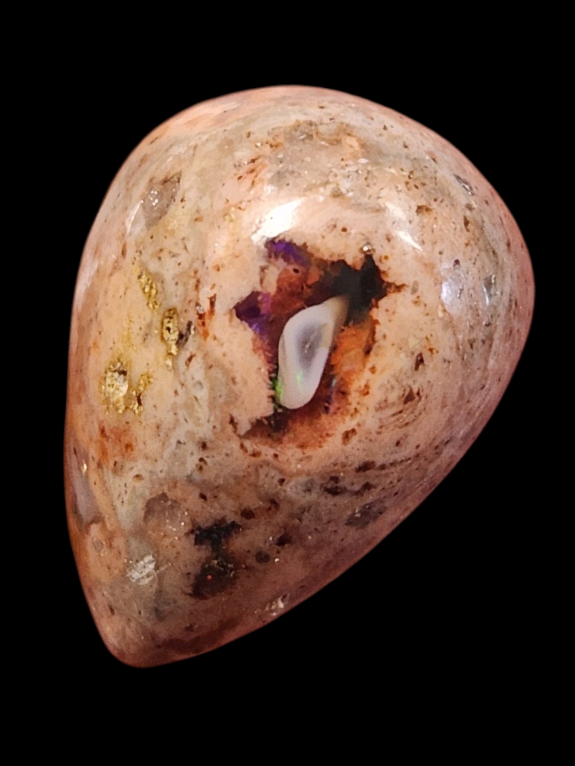 Mexican opal cabs on matrix